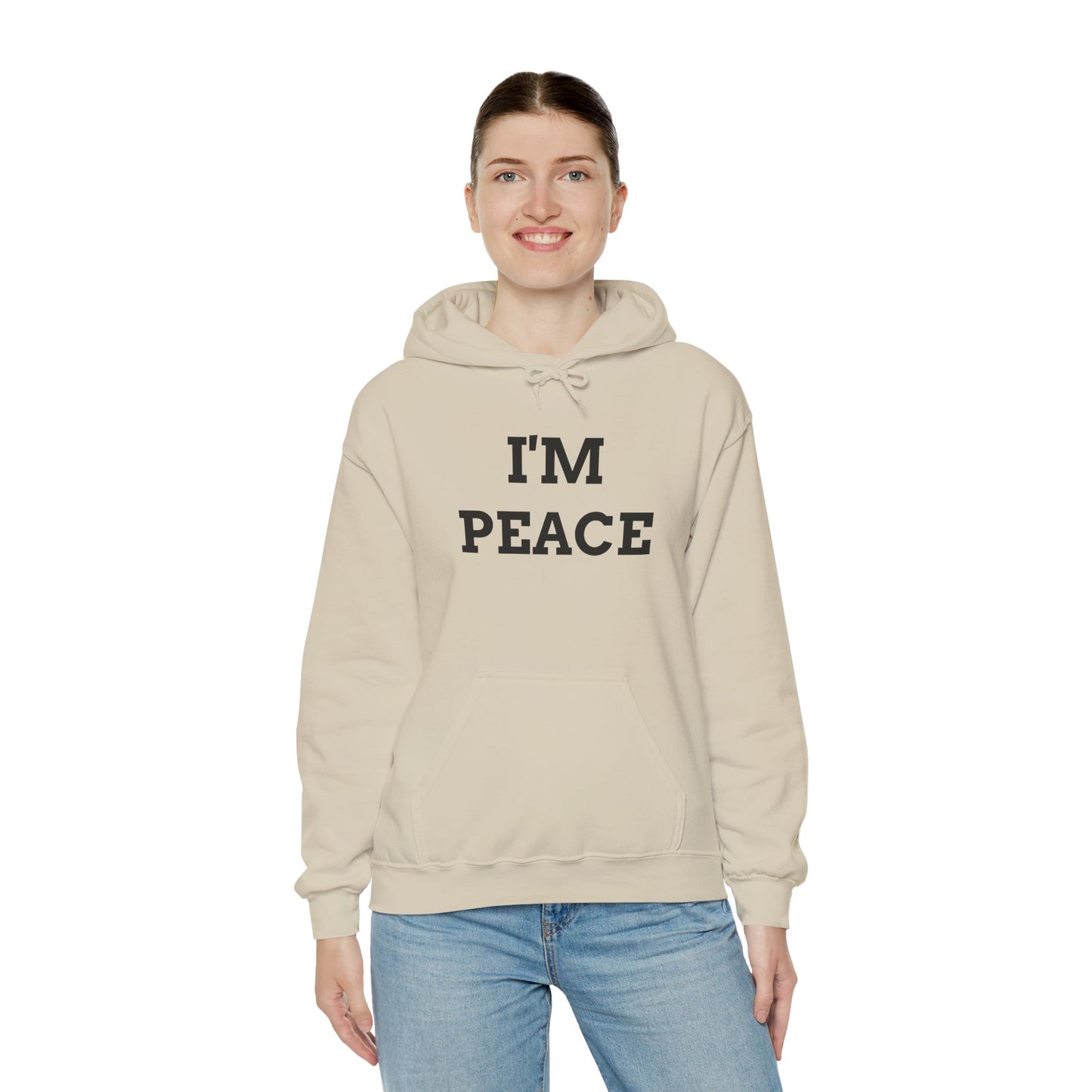 "I'M PEACE" Unwearablez 'Peace' meme Collection Unisex Hoodie