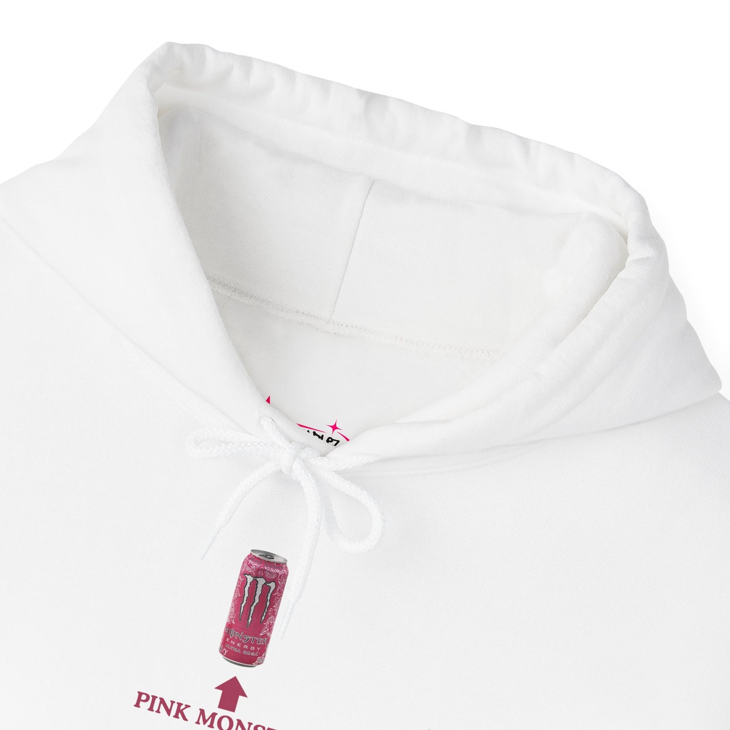 "Pink Monster" Unwearablez 'Monster' meme Collection Unisex Hoodie