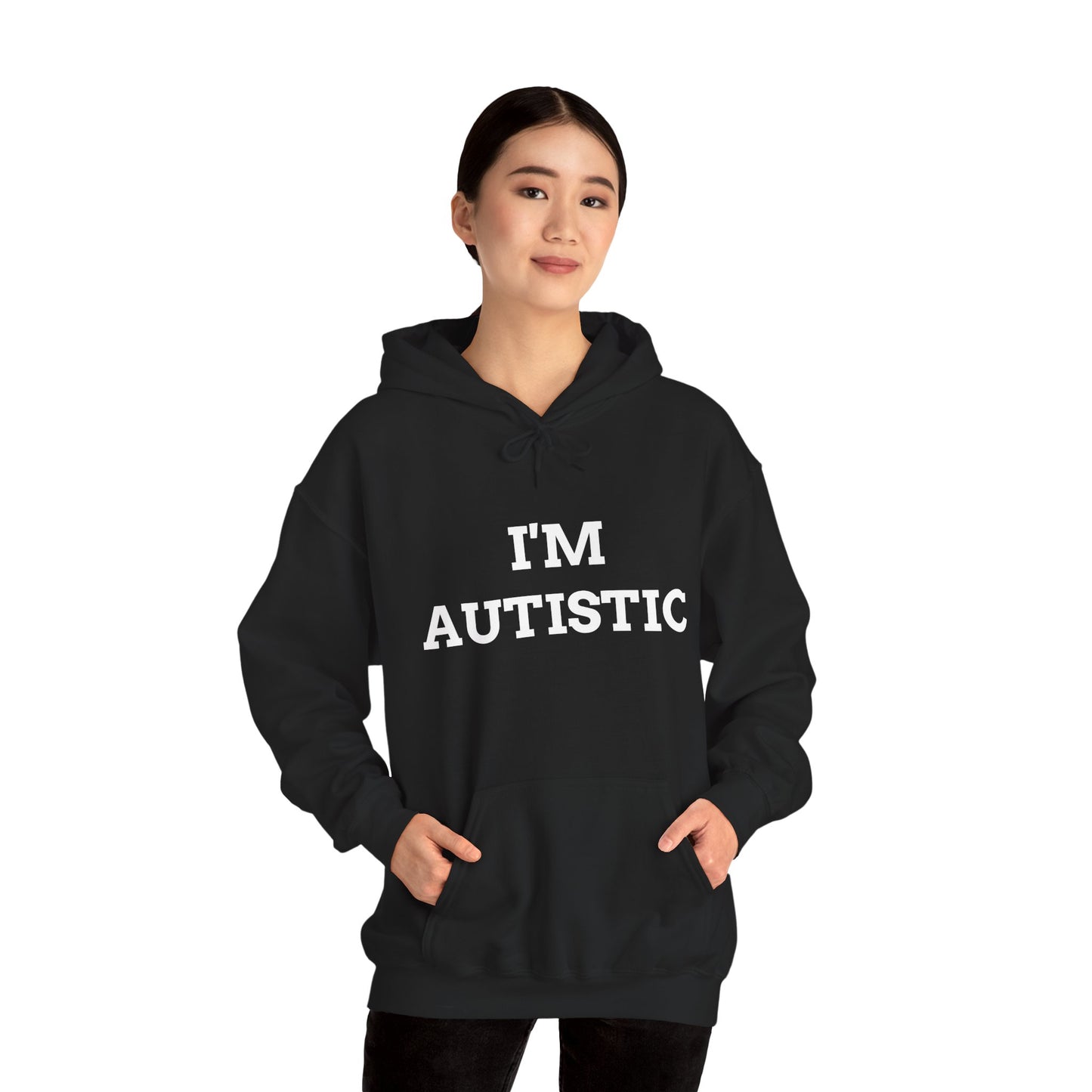 "I'M AUTISTIC" Unwearablez 'AUTISM' meme Collection Unisex Hoodie