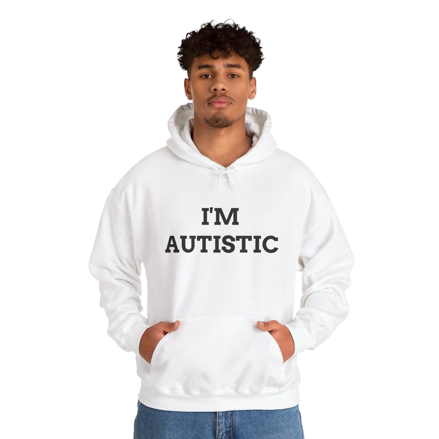 "I'M AUTISTIC" Unwearablez 'AUTISM' meme Collection Unisex Hoodie