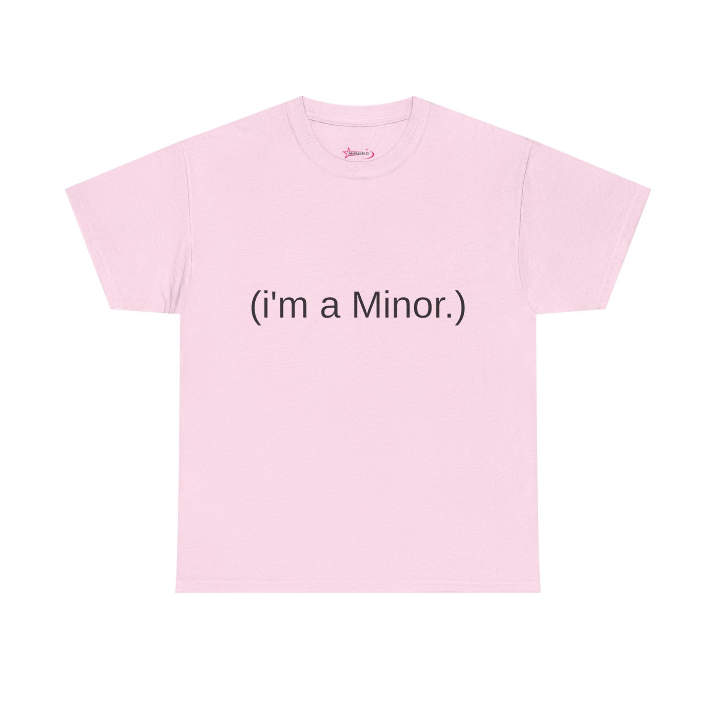 "(i'm a minor.)" - Unwearablez 'ILLEGAL' meme Collection Unisex tee - EU Edition