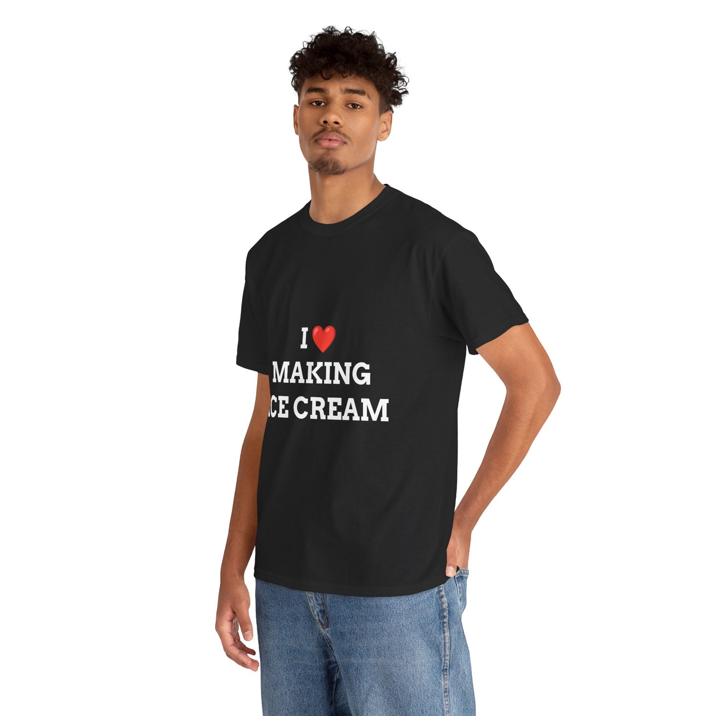 "I LOVE MAKING ICE CREAM" - Unwearablez 'ICE CREAM' meme Collection Unisex tee - EU EDITION