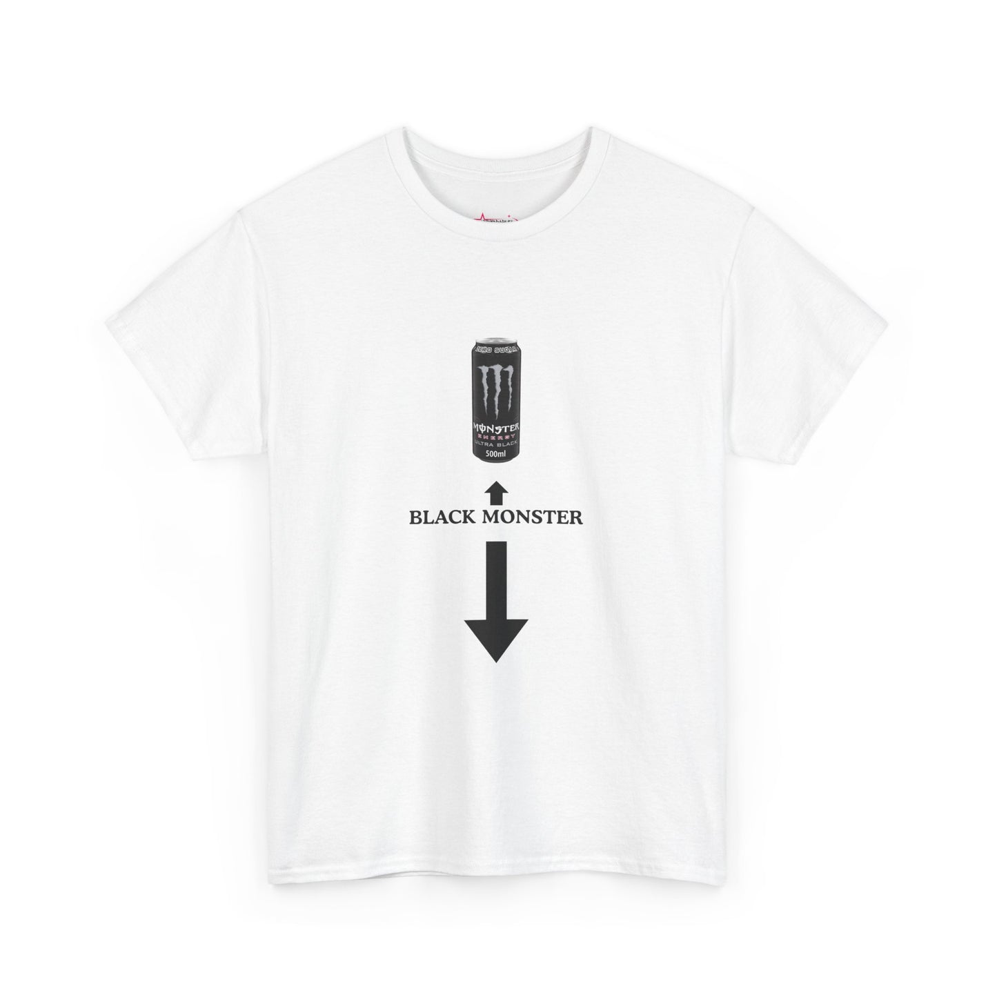 "BLACK MONSTER" - Unwearablez 'MONSTER' meme Collection Unisex tee - EU EDITION