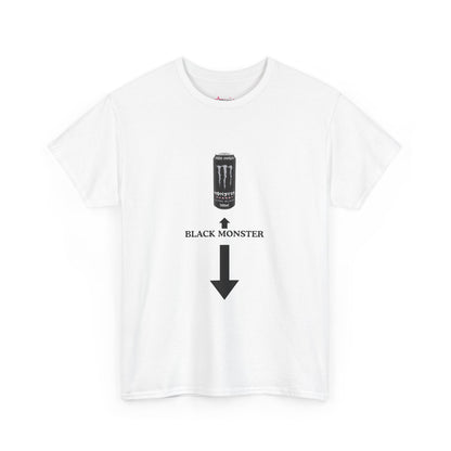 "BLACK MONSTER" - Unwearablez 'MONSTER' meme Collection Unisex tee - EU EDITION