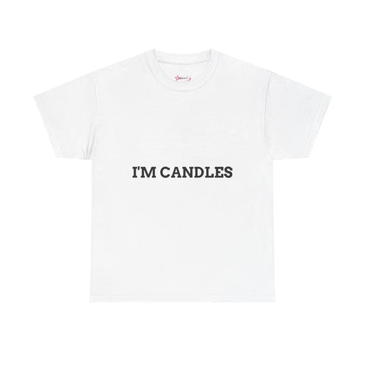 "I'M CANDLES" - Unwearablez 'BLOWING CANDLES' meme Collection Unisex tee - EU EDITION