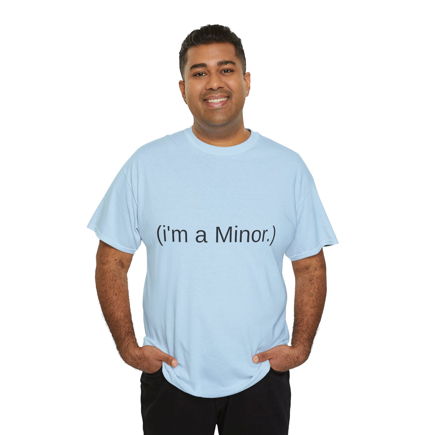 "(i'm a minor.)" - Unwearablez 'ILLEGAL' meme Collection Unisex tee - EU Edition
