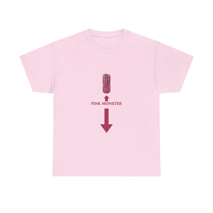 "PINK MONSTER" - Unwearablez 'Monster' meme Collection Unisex tee