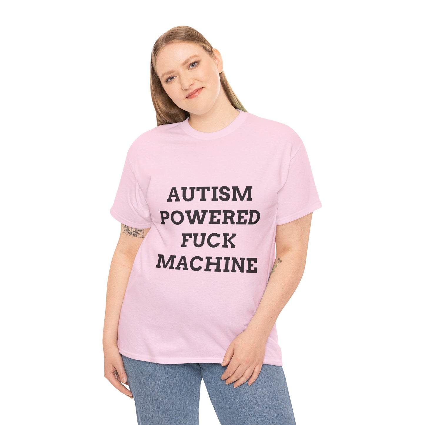 "AUTISM POWERED F*CK MACHINE" - Unwearablez 'AUTISM' meme Collection Unisex tee