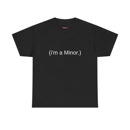 "(i'm a minor)" - Unwearablez 'ILLEGAL' meme Collection Unisex tee - US Edition