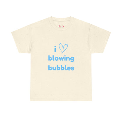 "I love blowing bubbles" - Unwearablez "Blowing Bubbles" Collection Unisex tee