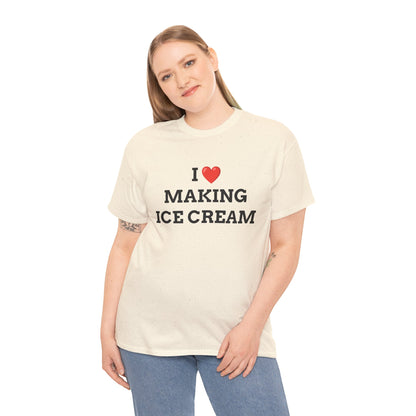 "I love Making Ice Cream" - Unwearablez 'Ice Cream' meme Collection Unisex tee