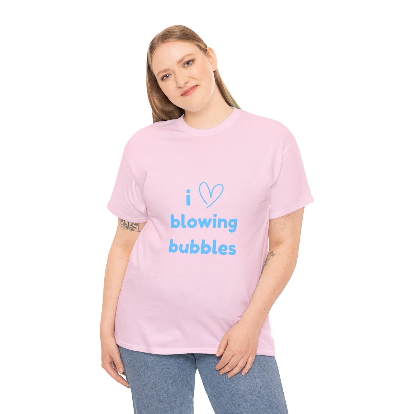 "I LOVE BLOWING BUBBLES" - Unwearablez 'BLOWING BUBBLES' meme Collection Unisex tee - EU EDITION
