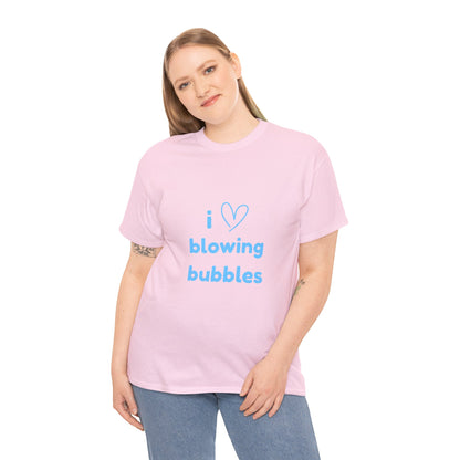 "I LOVE BLOWING BUBBLES" - Unwearablez 'BLOWING BUBBLES' meme Collection Unisex tee - EU EDITION