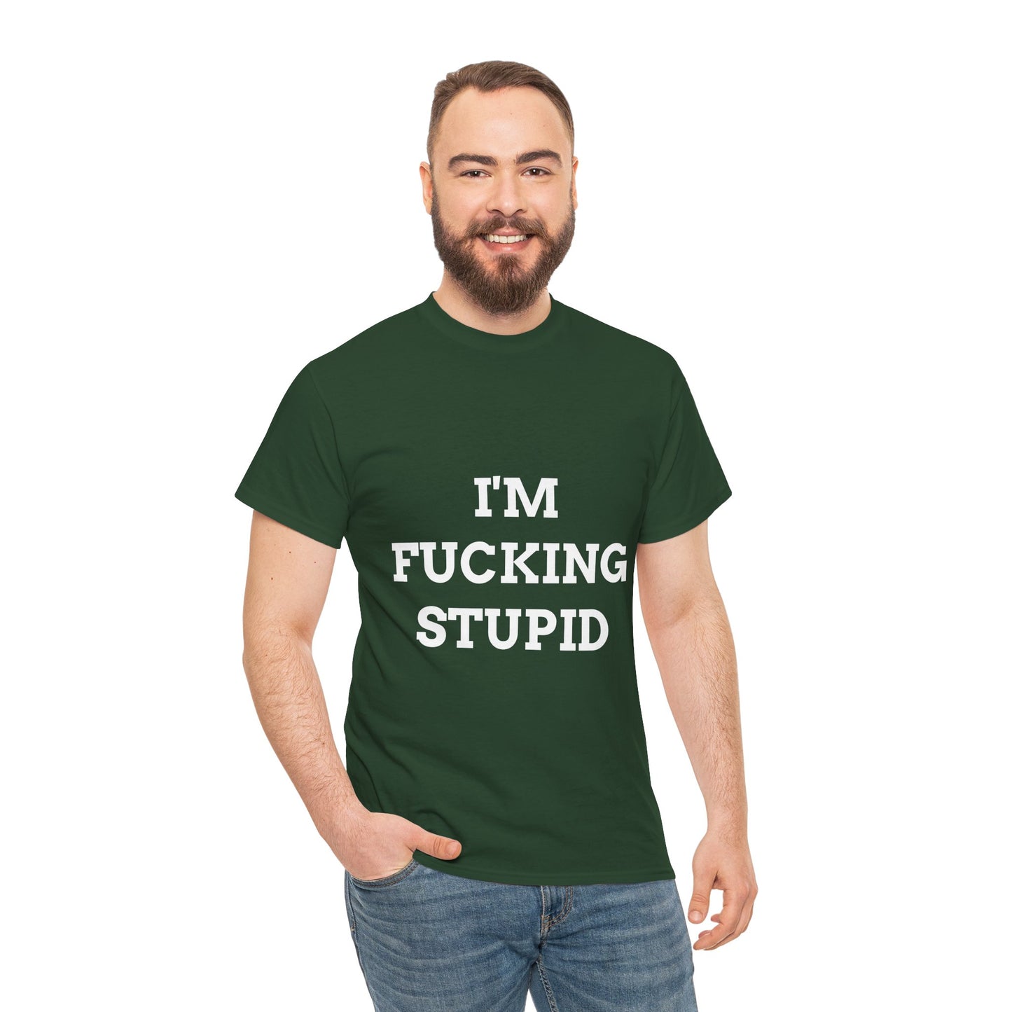 "I'm f*cking Stupid" - Unwearablez 'F*cking Stupid' meme Collection Unisex tee