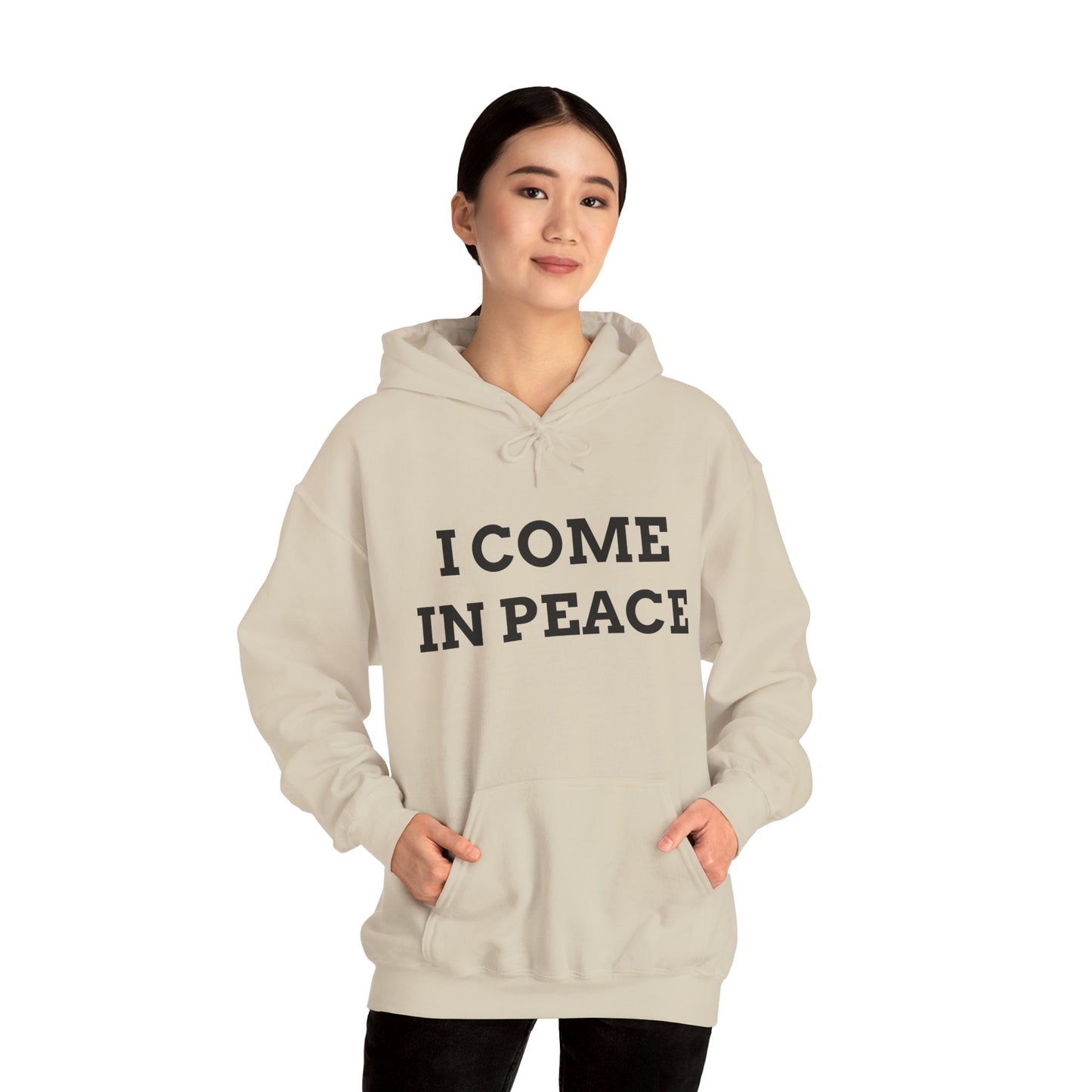"I Come in Peace" Unwearablez 'Peace' meme Collection Unisex Hoodie