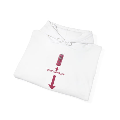 "Pink Monster" Unwearablez 'Monster' meme Collection Unisex Hoodie