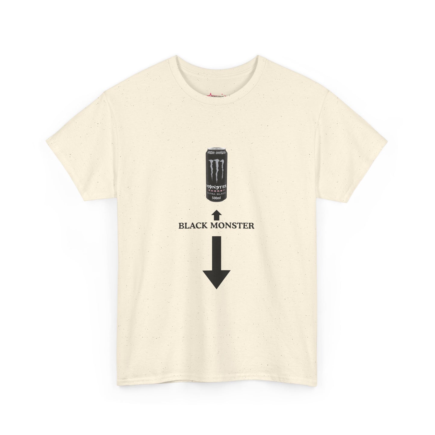 "BLACK MONSTER" - Unwearablez 'MONSTER' meme Collection Unisex tee - EU EDITION