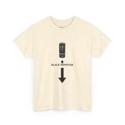 "BLACK MONSTER" - Unwearablez 'MONSTER' meme Collection Unisex tee - EU EDITION