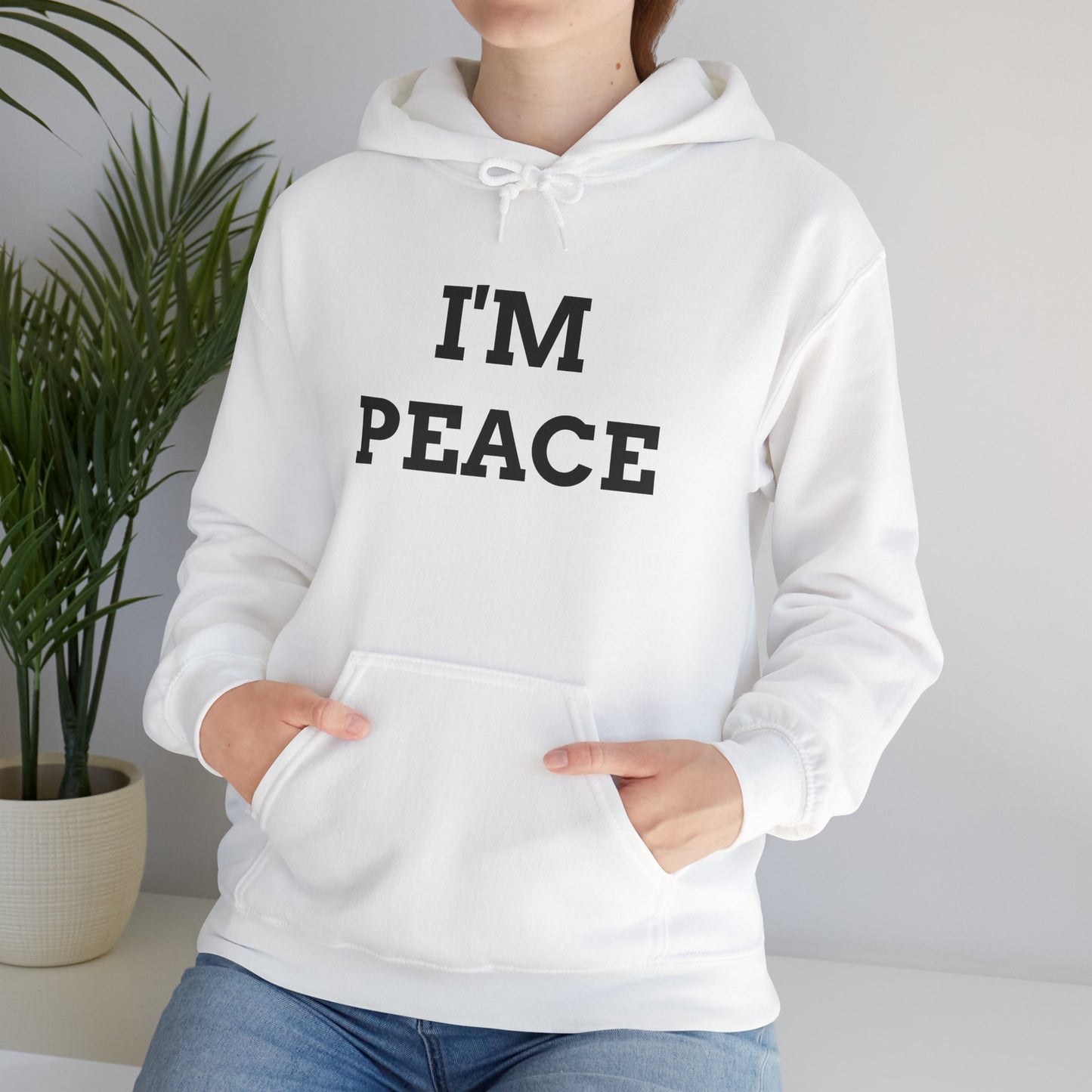 'I COME IN PEACE' - Unwearablez 'Peace' Collection 2 in 1 Couple's Hoodie Bundle in BLACK - US Edition.