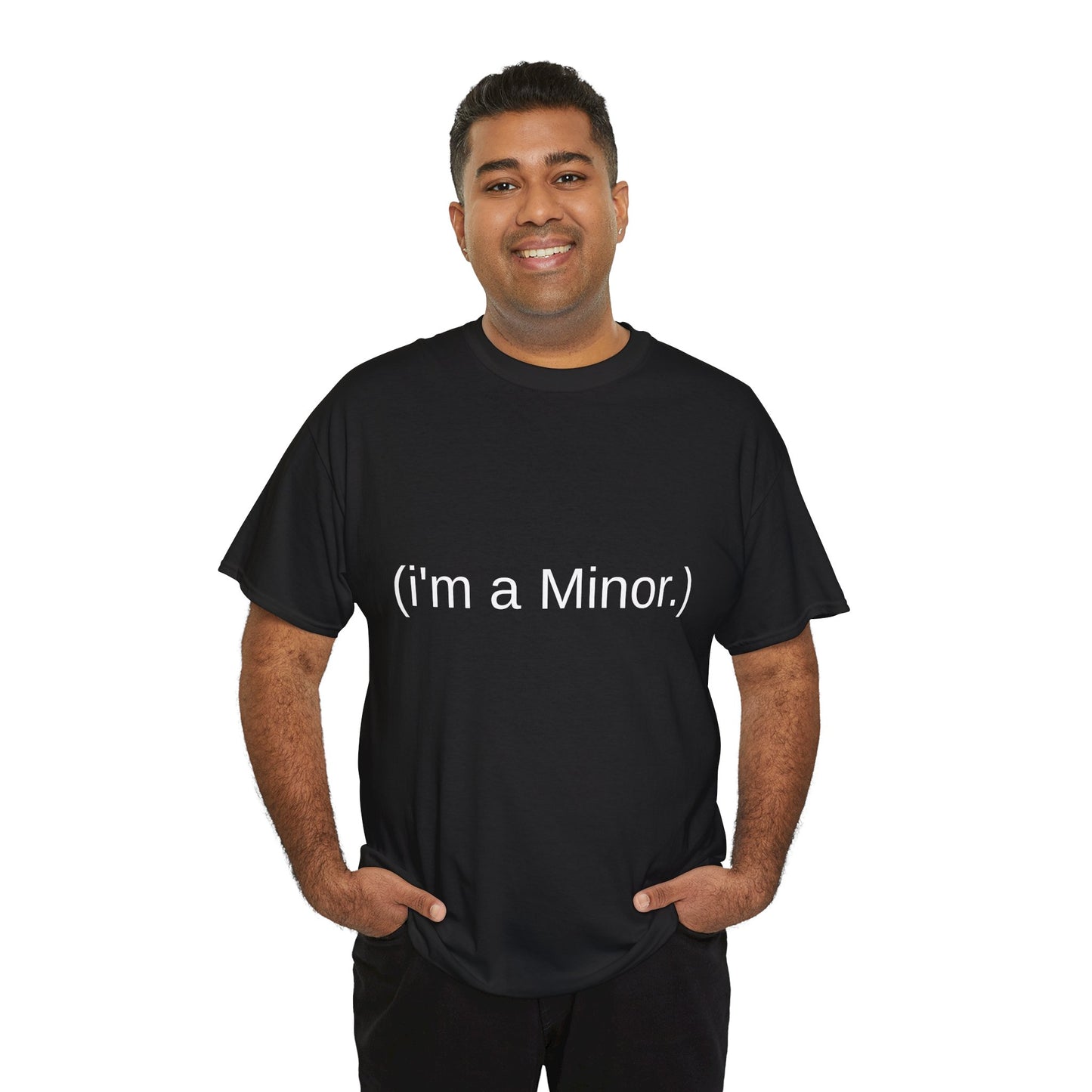 "(i'm a minor.)" - Unwearablez 'ILLEGAL' meme Collection Unisex tee - EU Edition