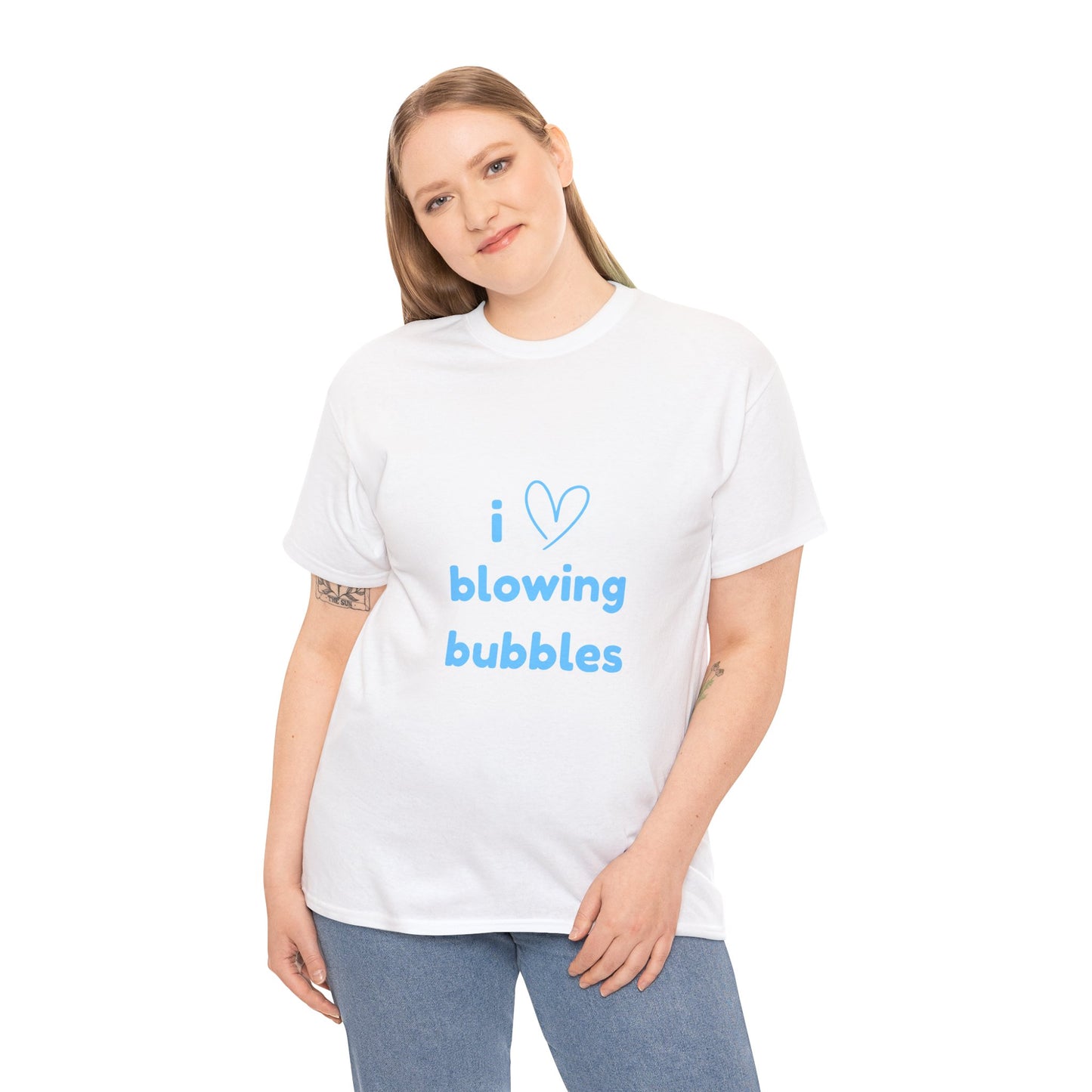 "I LOVE BLOWING BUBBLES" - Unwearablez 'BLOWING BUBBLES' meme Collection Unisex tee - EU EDITION