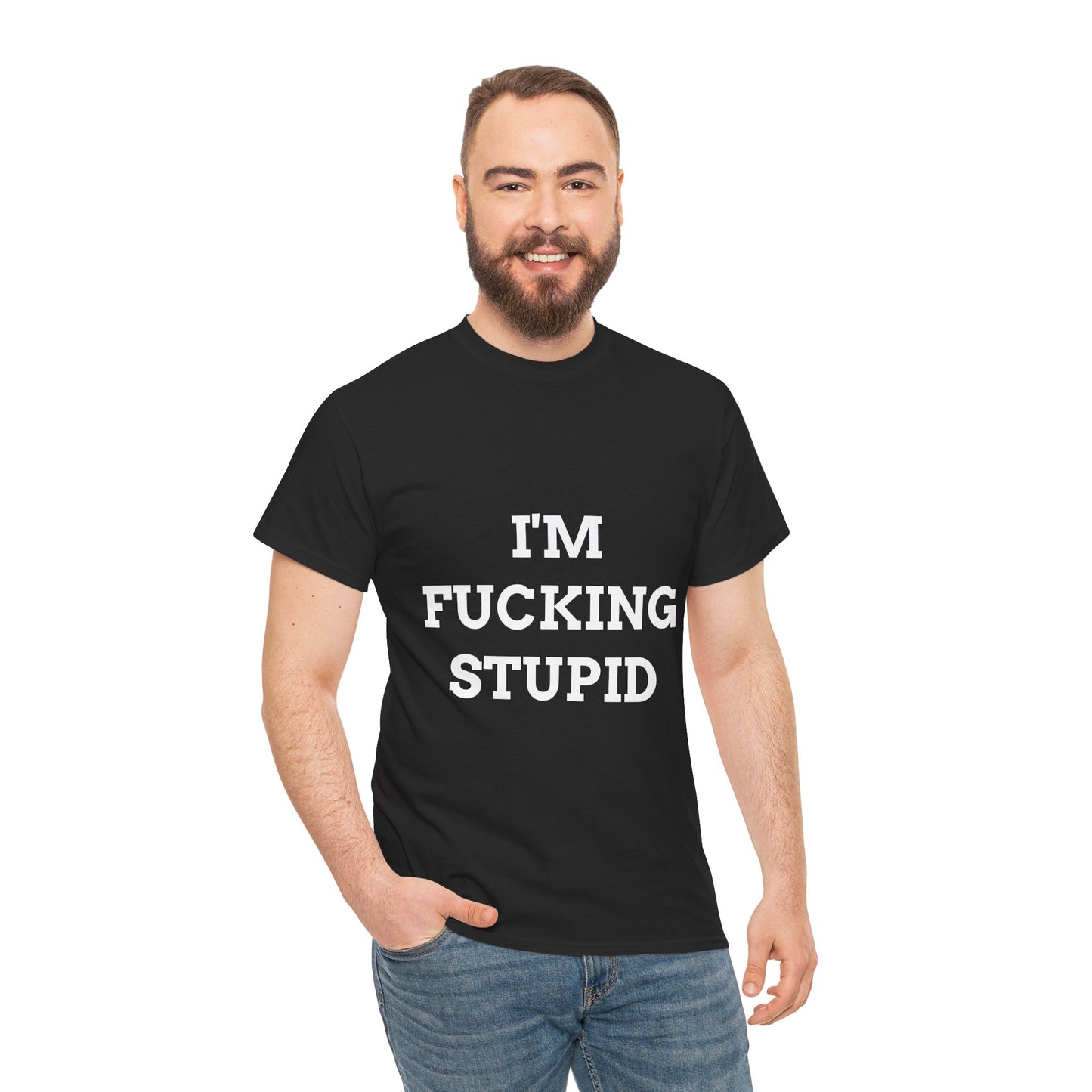 "I'm f*cking Stupid" - Unwearablez 'F*cking Stupid' meme Collection Unisex tee