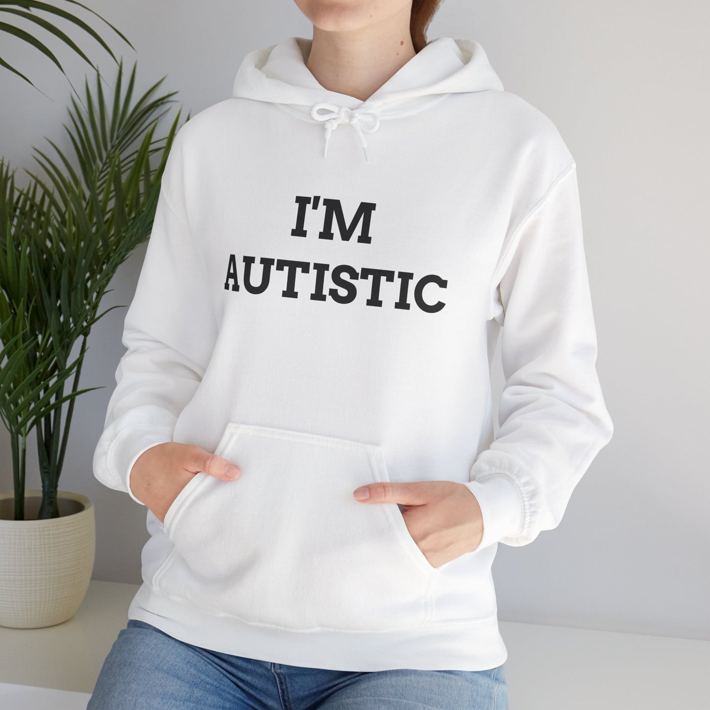 "I'M AUTISTIC" Unwearablez 'AUTISM' meme Collection Unisex Hoodie