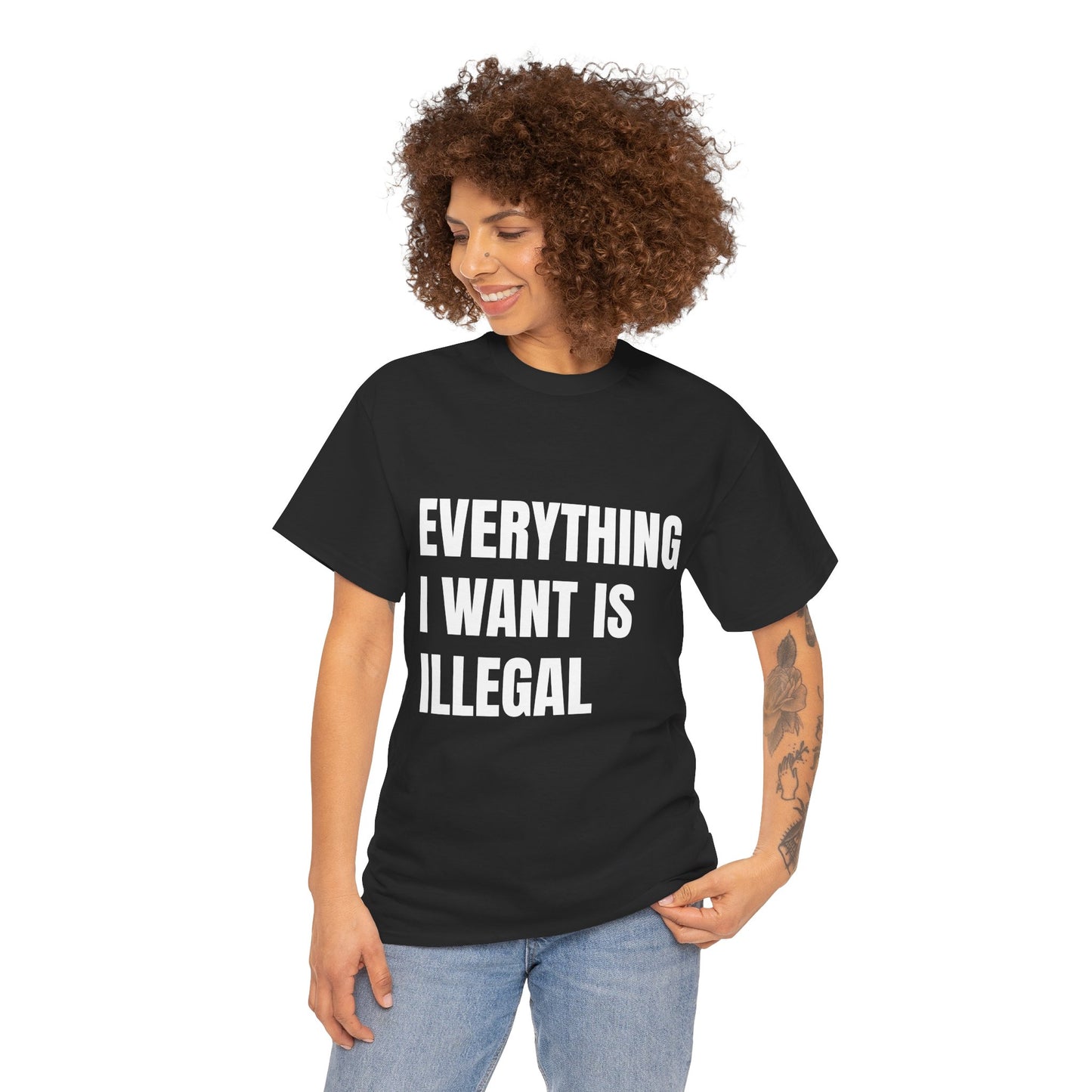"ILLEGAL" - Unwearablez 'ILLEGAL' Collection couple's bundle in Black - US Edition