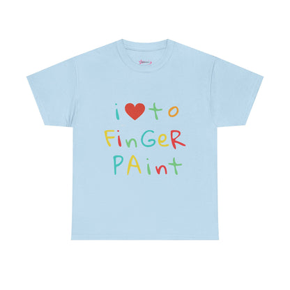"I LOVE TO FINGER PAINT" - Unwearablez 'FINGER PAINT' meme Collection Unisex tee - EU EDITION