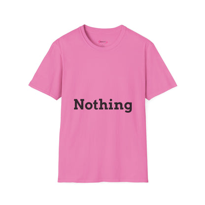 "NOTHING" - Unwearablez JET2 meme Collection Unisex tee - UK EDITION