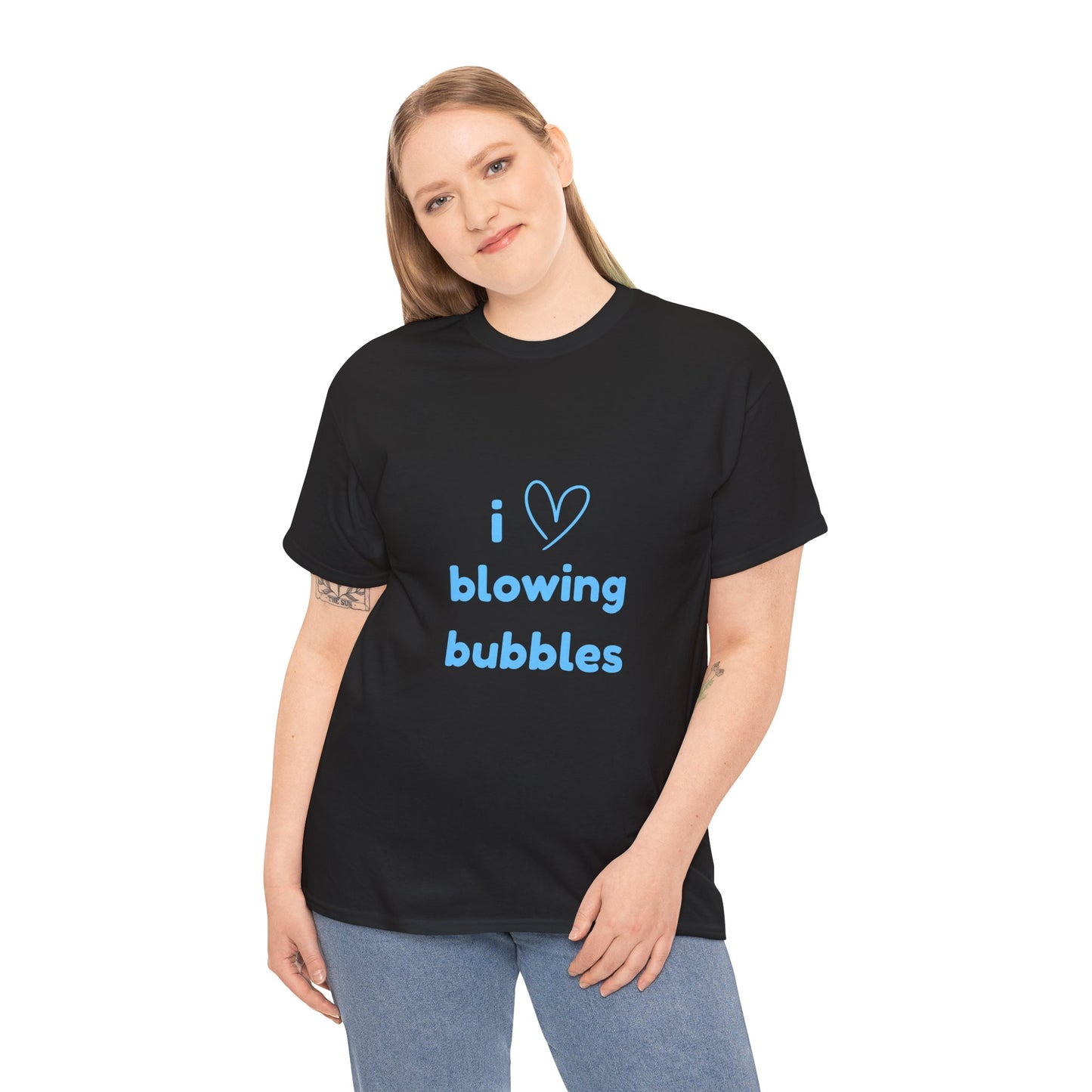 "I LOVE BLOWING BUBBLES" - Unwearablez 'BLOWING BUBBLES' meme Collection Unisex tee - EU EDITION