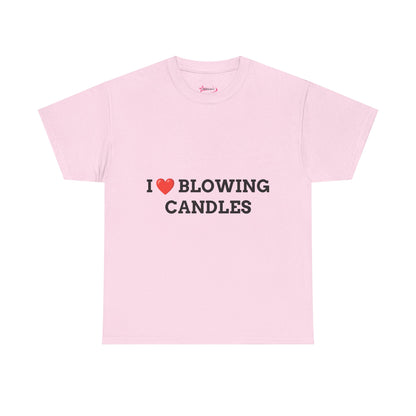 "I LOVE BLOWING CANDLES" - Unwearablez 'BLOWING CANDLES' meme Collection Unisex tee - EU EDITION