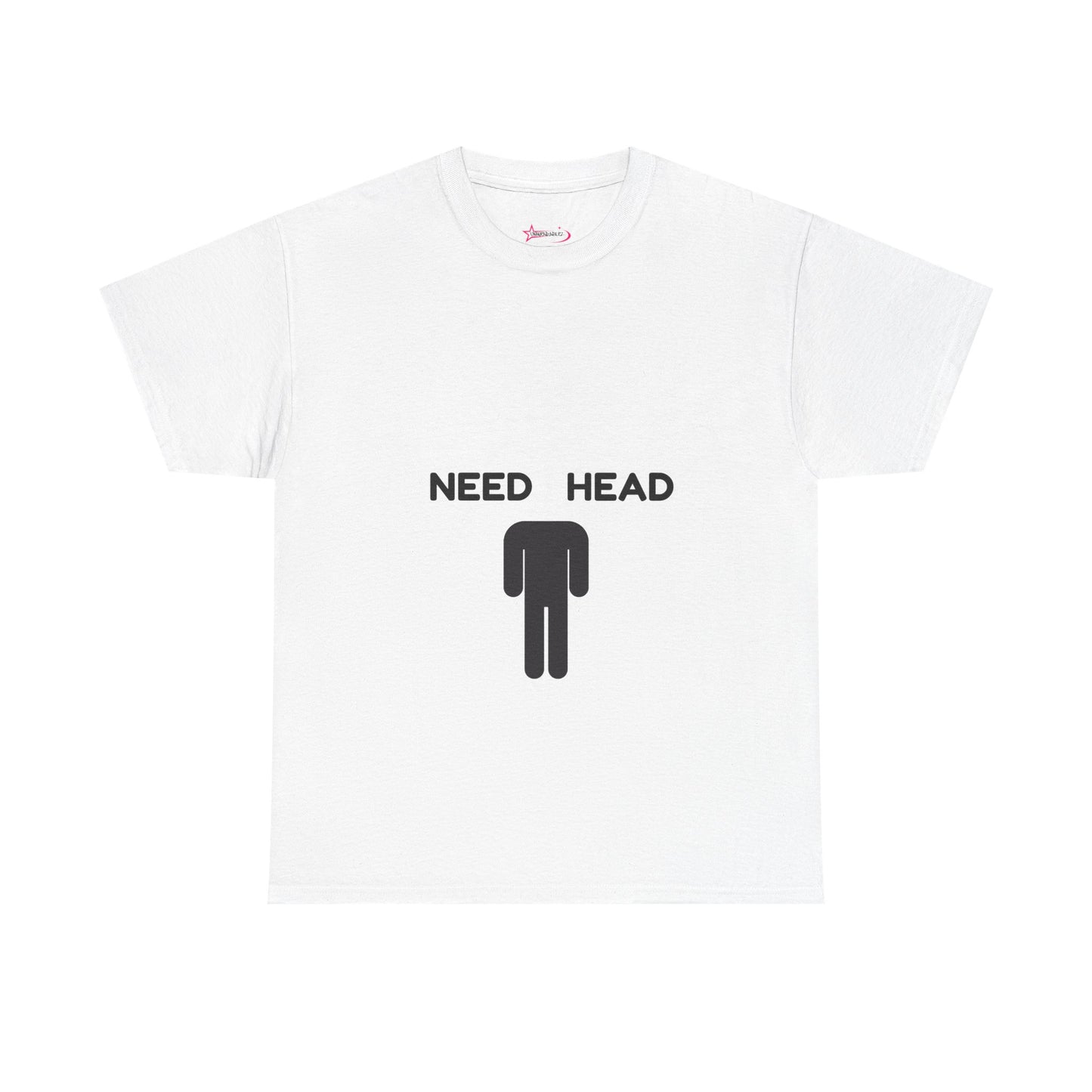 'NEED/GIVES HEAD (V2)' - Unwearablez couple's bundle - WHITE