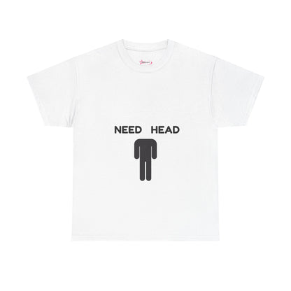 'NEED/GIVES HEAD (V2)' - Unwearablez couple's bundle - WHITE