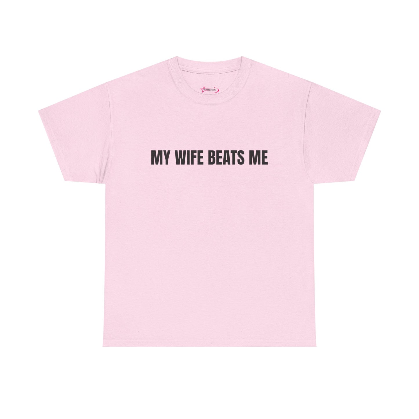 "My wife beats me" - Unwearablez 'Domestic' meme Collection Unisex tee