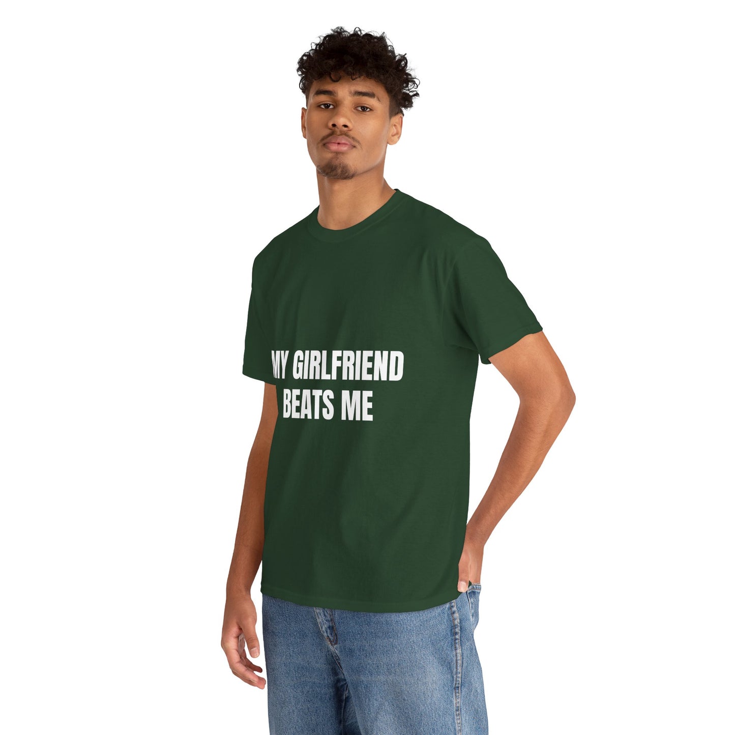 "My Girlfriend Beats me" - Unwearablez 'Domestic' meme Collection Unisex tee