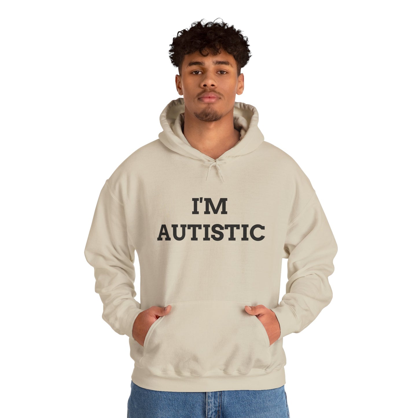 "I'M AUTISTIC" Unwearablez 'AUTISM' meme Collection Unisex Hoodie