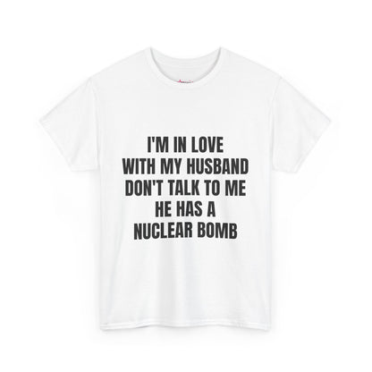 'HUSBAND/WIFE HAS A NUCLEAR BOMB' - Unwearablez couple's bundle - BLACK