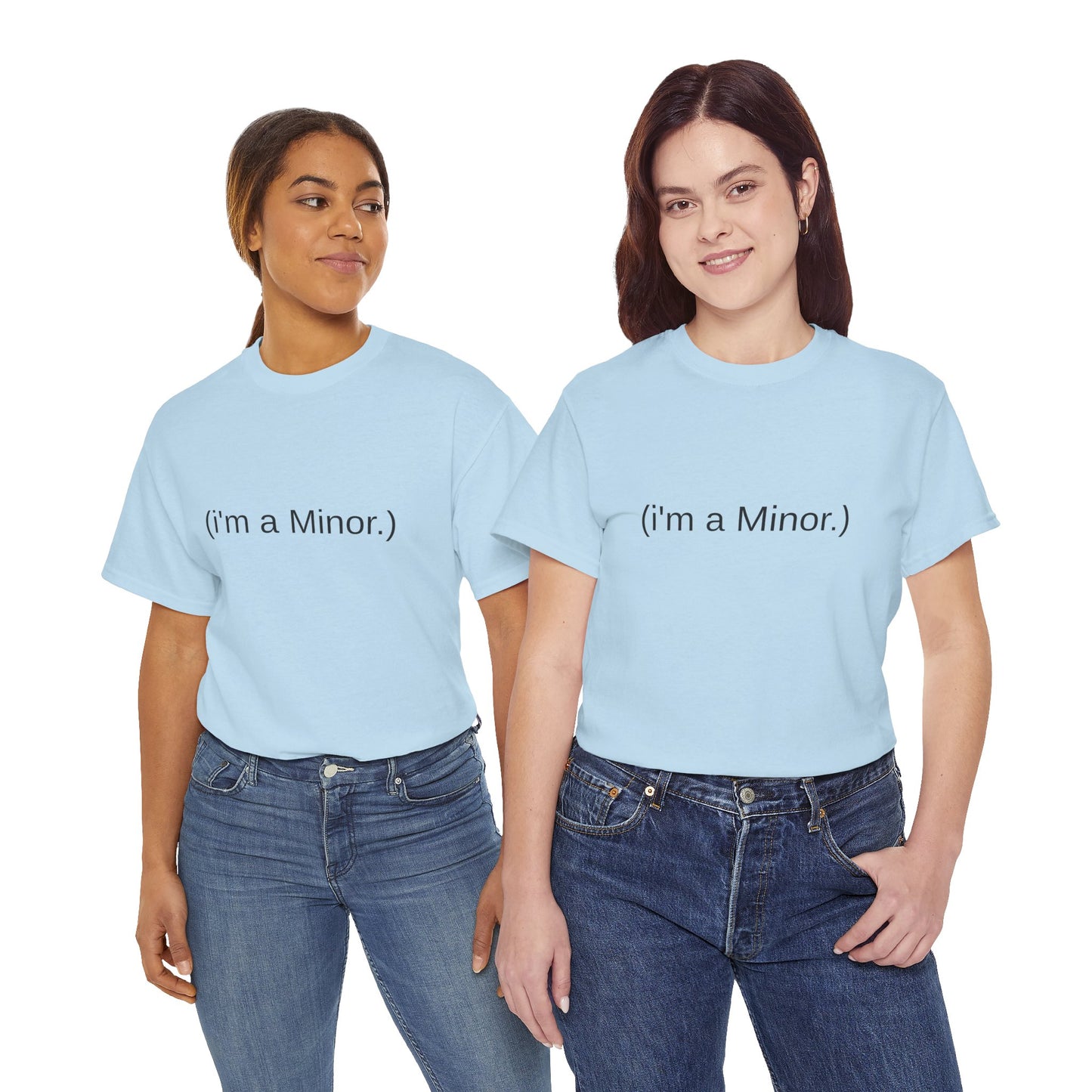 "(i'm a minor)" - Unwearablez 'ILLEGAL' meme Collection Unisex tee - US Edition