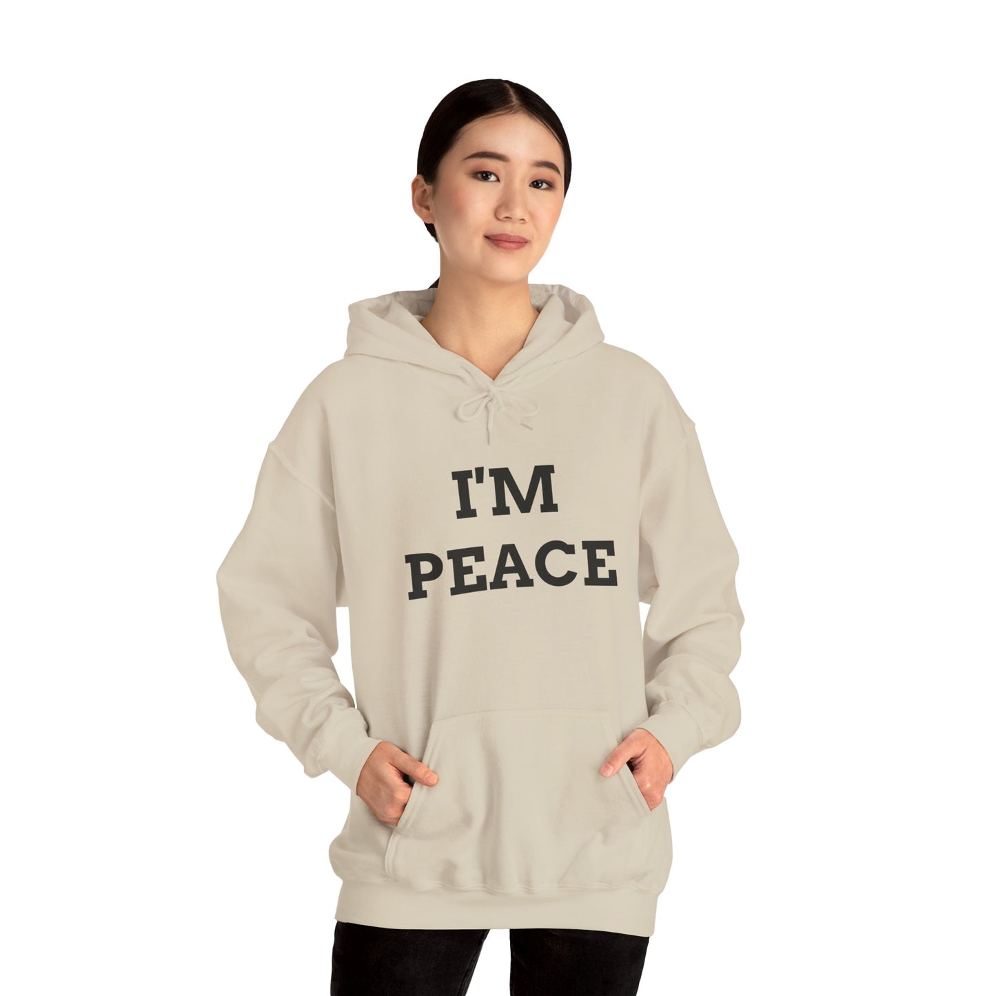 "I'M PEACE" Unwearablez 'Peace' meme Collection Unisex Hoodie