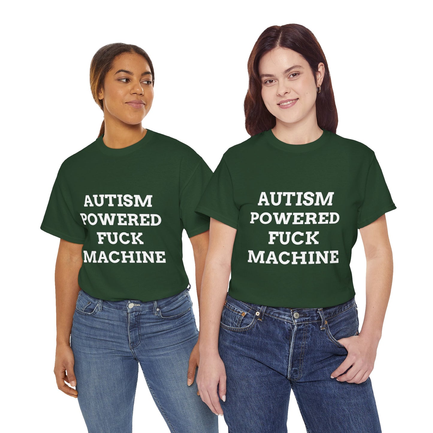 "AUTISM POWERED F*CK MACHINE" - Unwearablez 'AUTISM' meme Collection Unisex tee