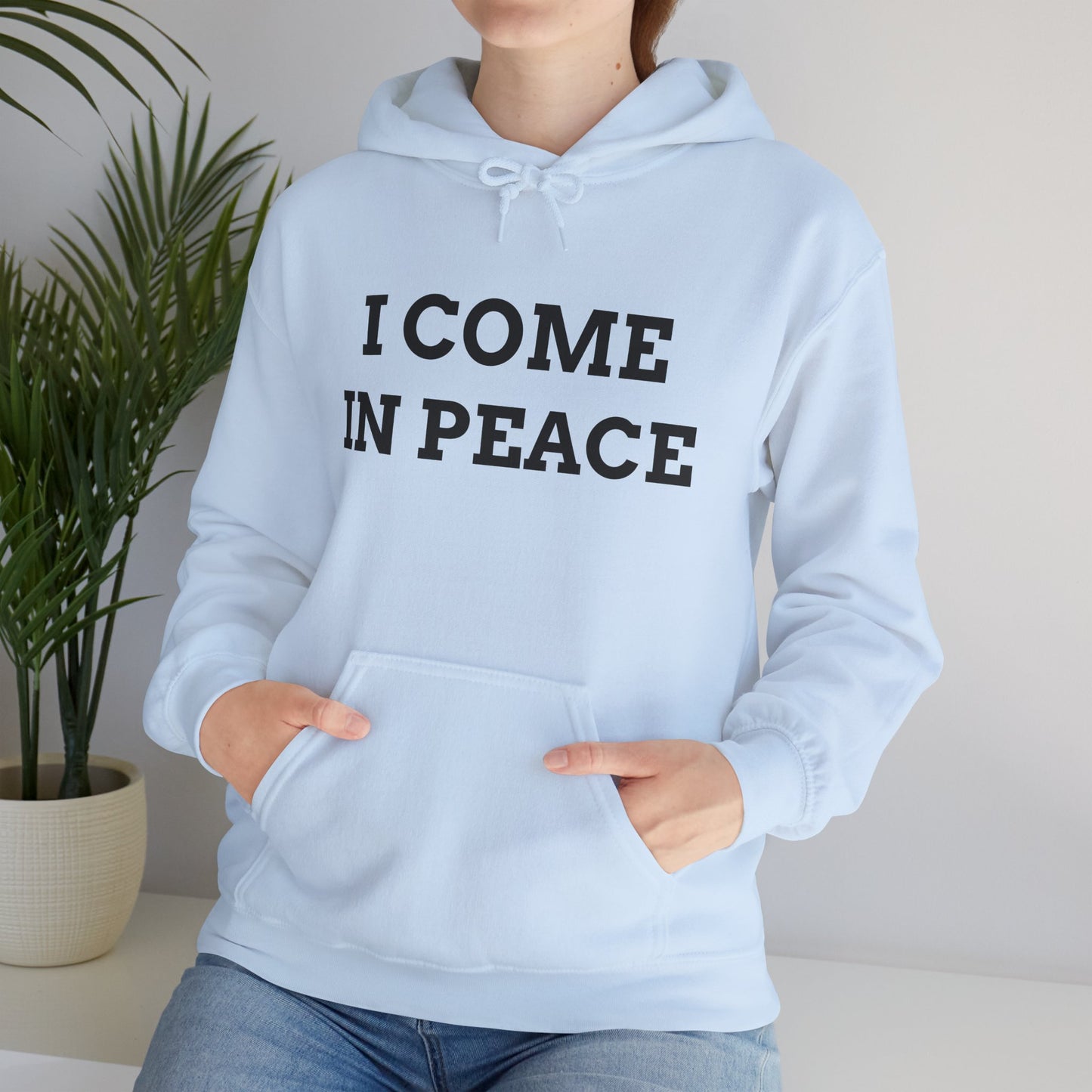"I Come in Peace" Unwearablez 'Peace' meme Collection Unisex Hoodie