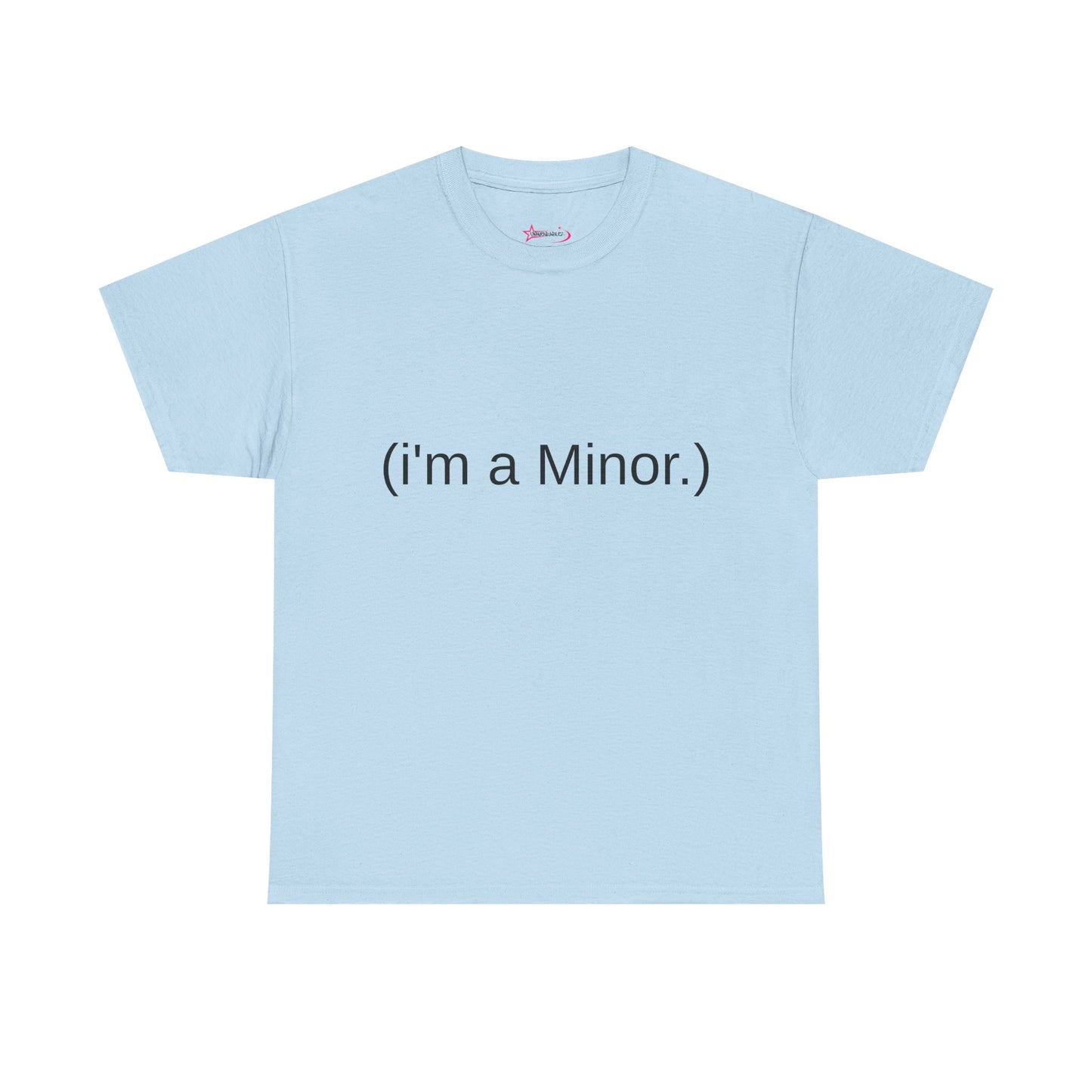 "(i'm a minor.)" - Unwearablez 'ILLEGAL' meme Collection Unisex tee - EU Edition