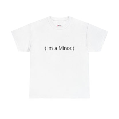 "(i'm a minor)" - Unwearablez 'ILLEGAL' meme Collection Unisex tee - US Edition