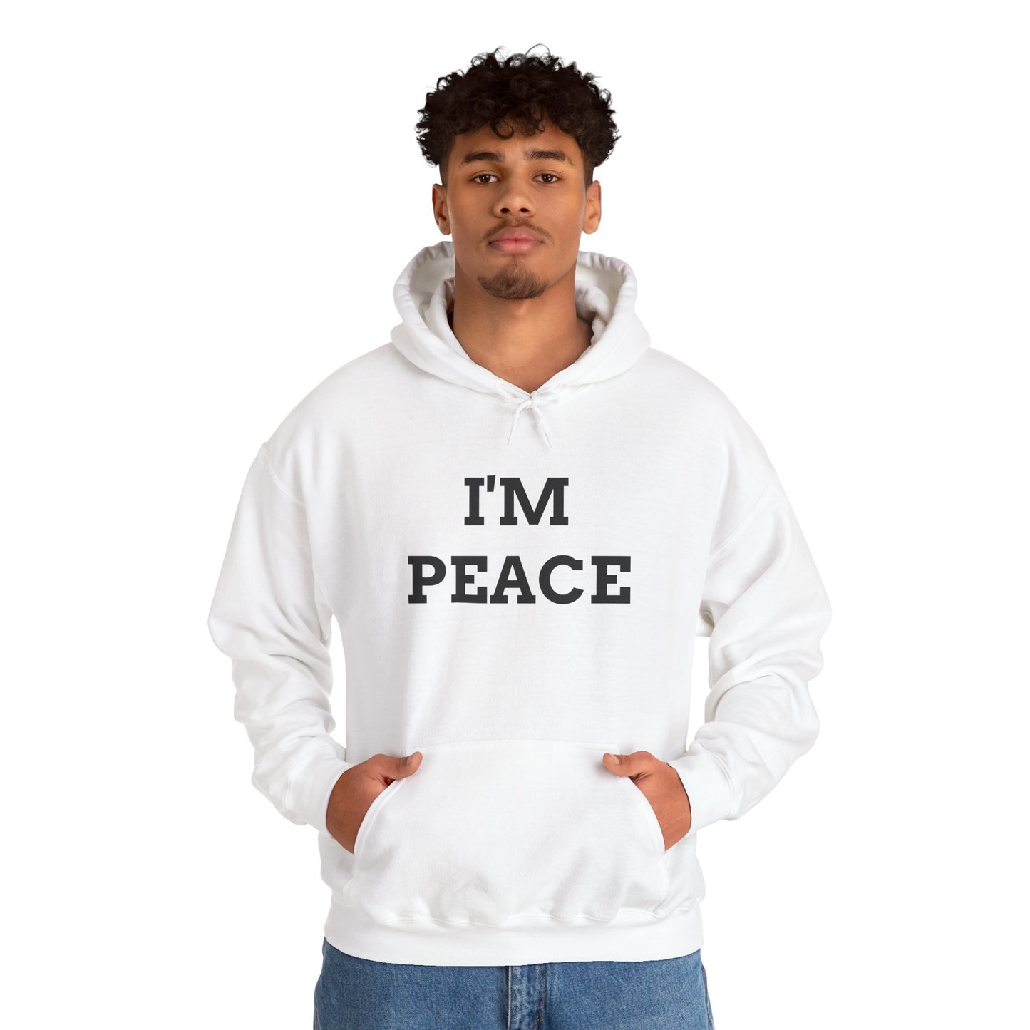 "I'M PEACE" Unwearablez 'Peace' meme Collection Unisex Hoodie