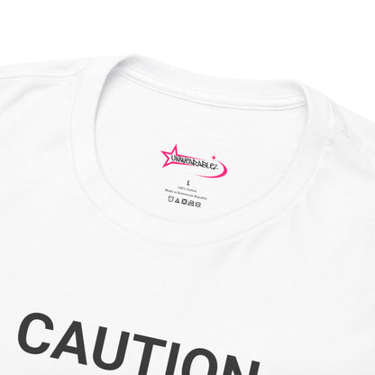 "SLIPPERY WHEN WET" - Unwearablez 'Caution' meme Collection Unisex tee