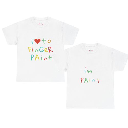 'Finger Paint' - Unwearablez' Couple Bundle - WHITE