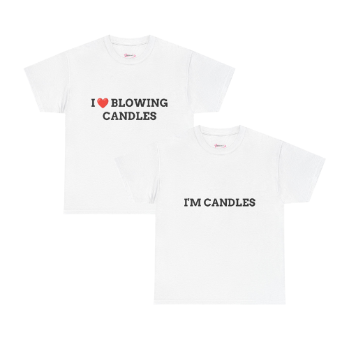 'BLOWING CANDLES' - Unwearablez couple's bundle - WHITE
