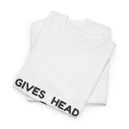 'NEED/GIVES HEAD (V2)' - Unwearablez couple's bundle - WHITE