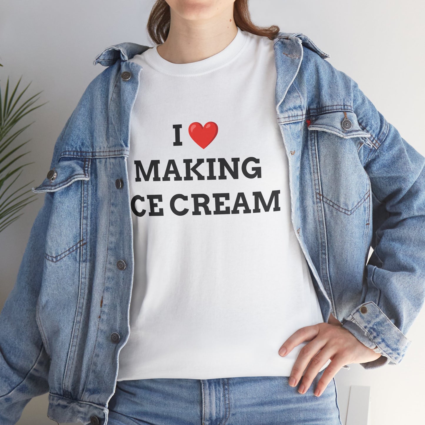 "I love Making Ice Cream" - Unwearablez 'Ice Cream' meme Collection Unisex tee